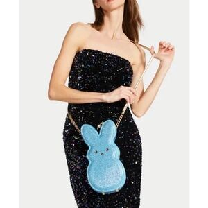 Betsey Johnson Blue Peep Crossbody